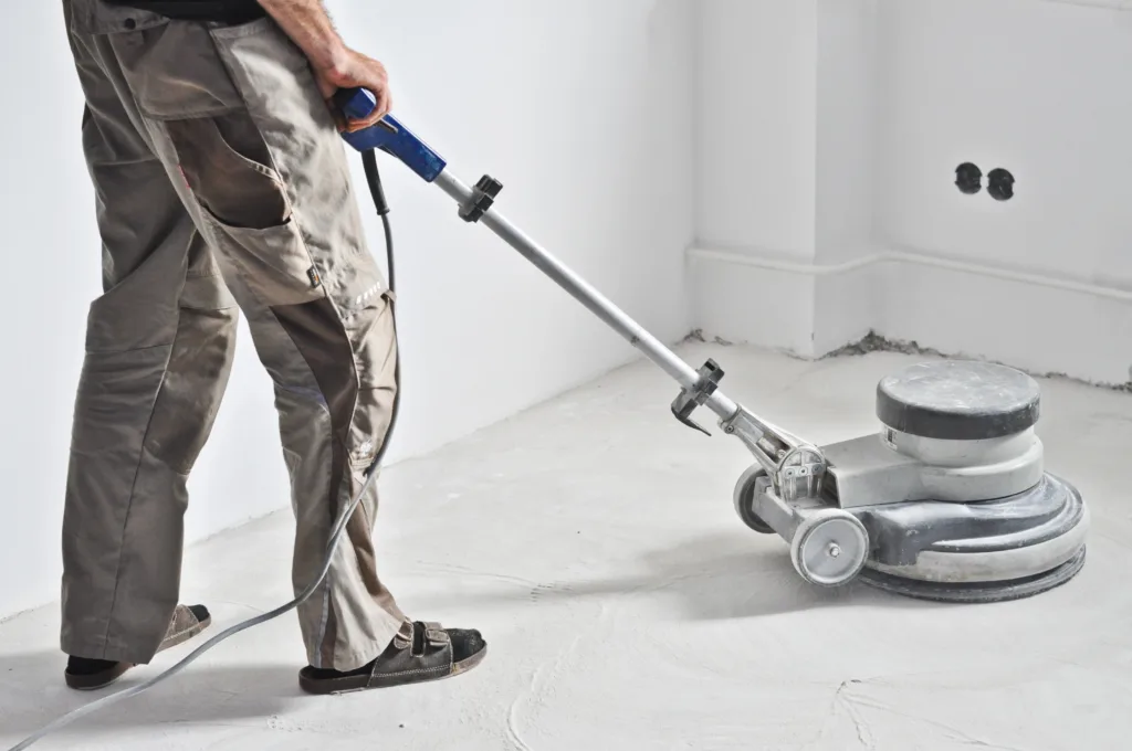 Concrete floor dusting, Queen Creek, AZ