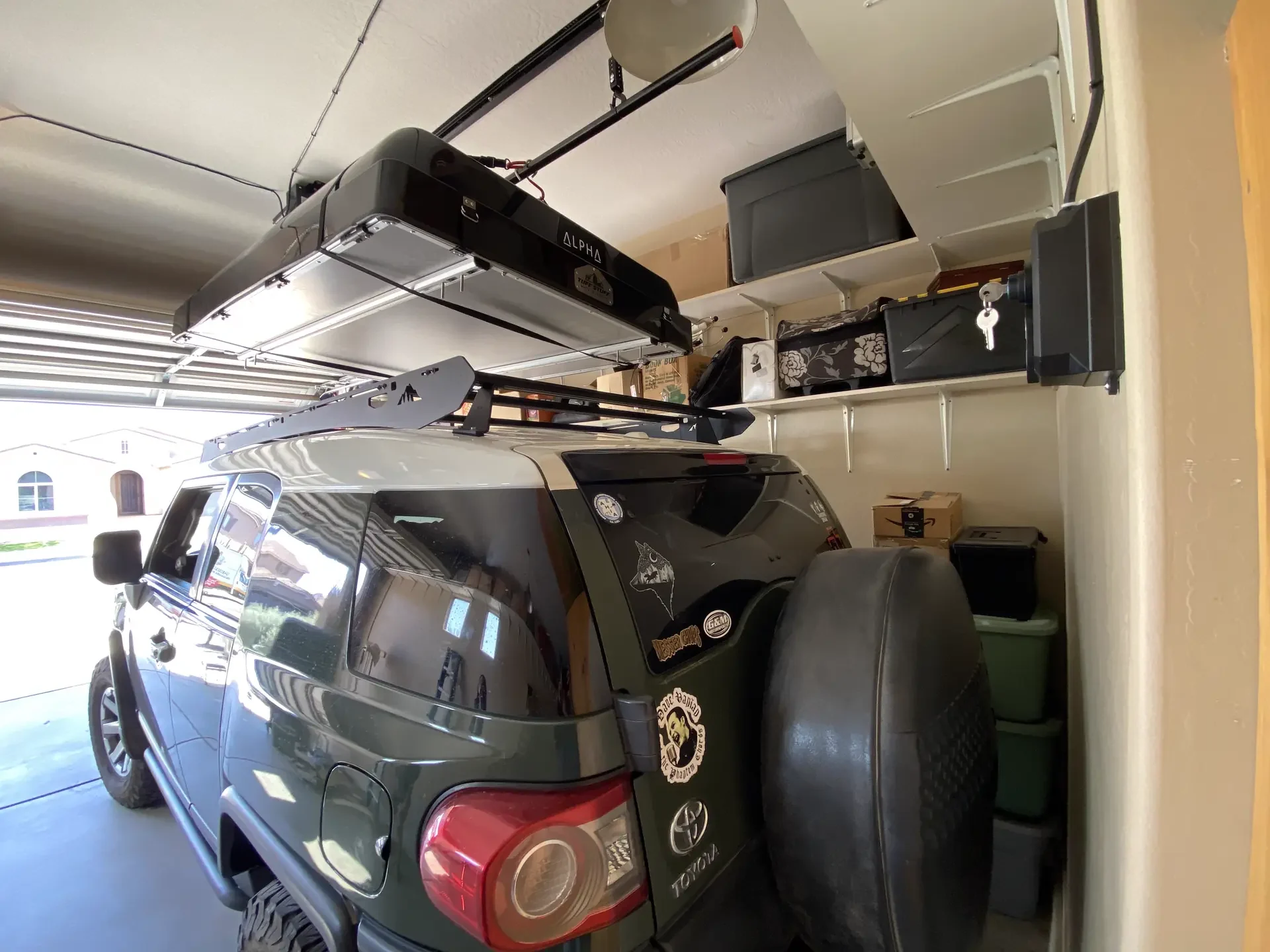 Motorized Lifter for Roof-Top Tent Storage in Queen Creek