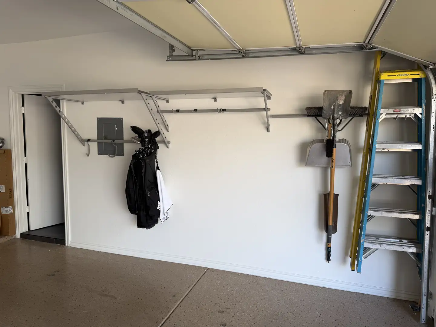 Fountain Hills Garage: Dual Space Organization & Man Cave