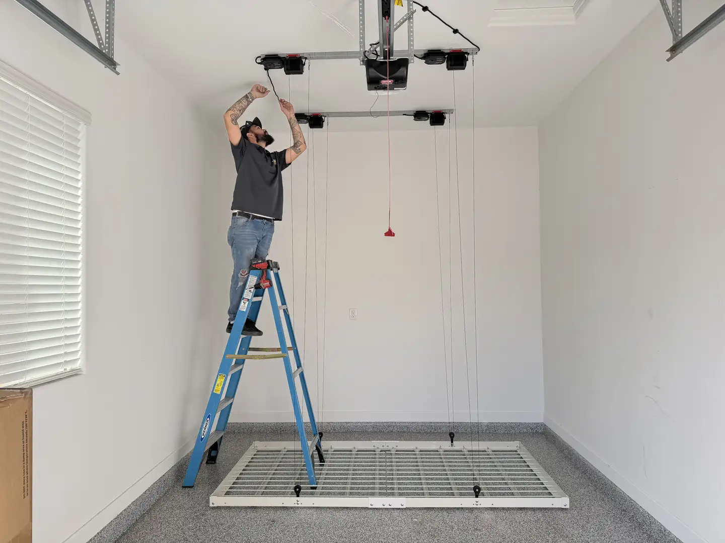 San Tan Valley Garage: Smart Ceiling Storage Solution