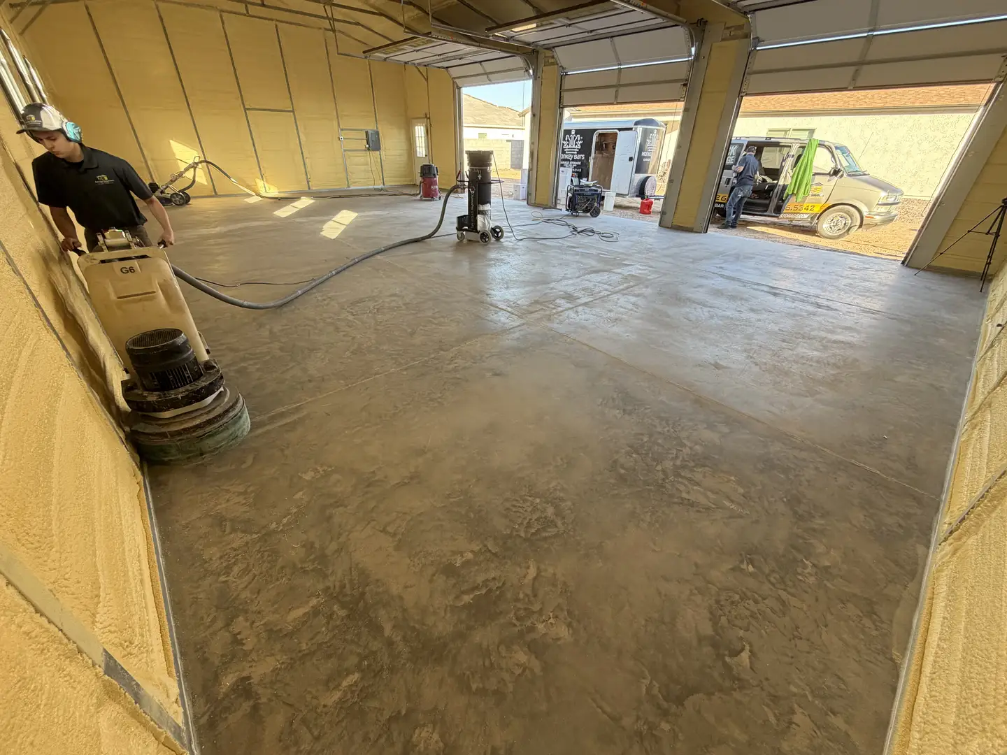Arizona City Mechanic's Shop: Polyaspartic Floor Upgrade